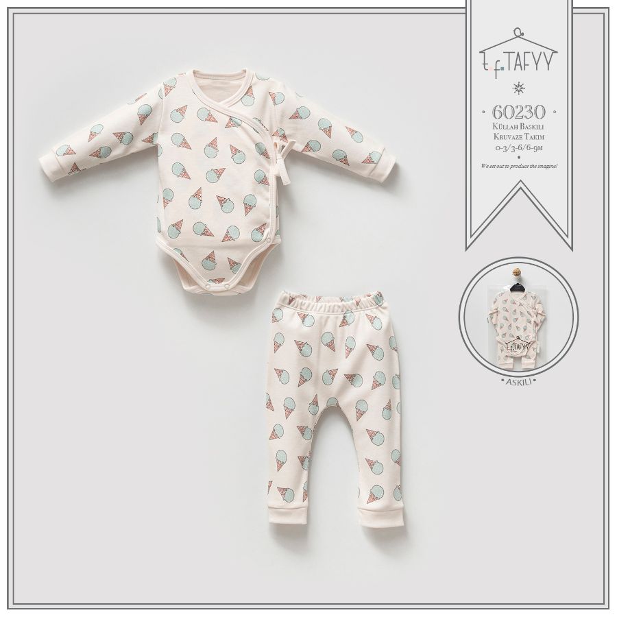 TAFYY BABY 60230 EKRU Bebek Takım resmi