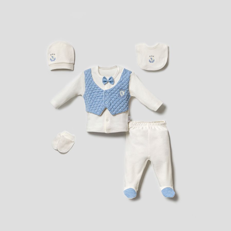 TAFYY BABY 30037 MAVİ Bebek Set resmi