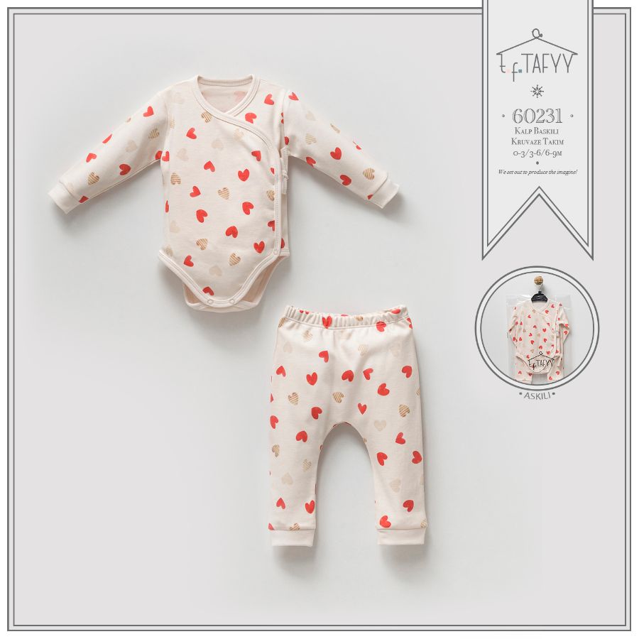 TAFYY BABY 60231 EKRU Bebek Takım resmi