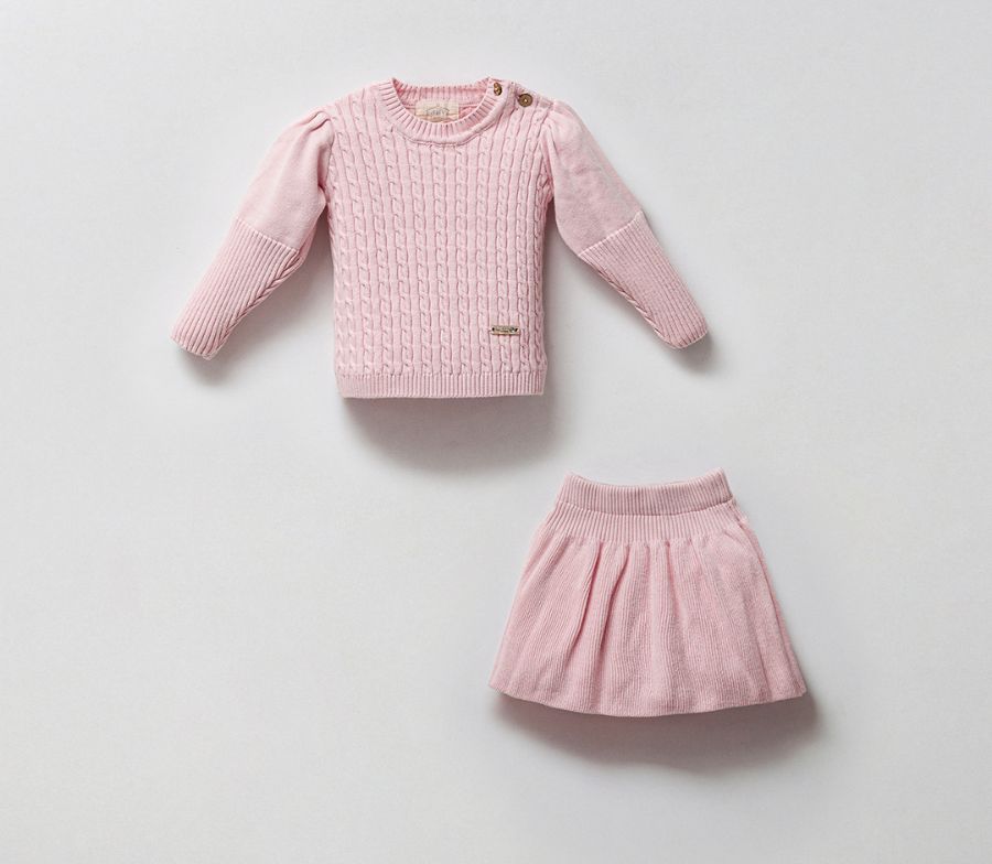 Picture of TAFYY BABY 15001 PINK Baby Suit