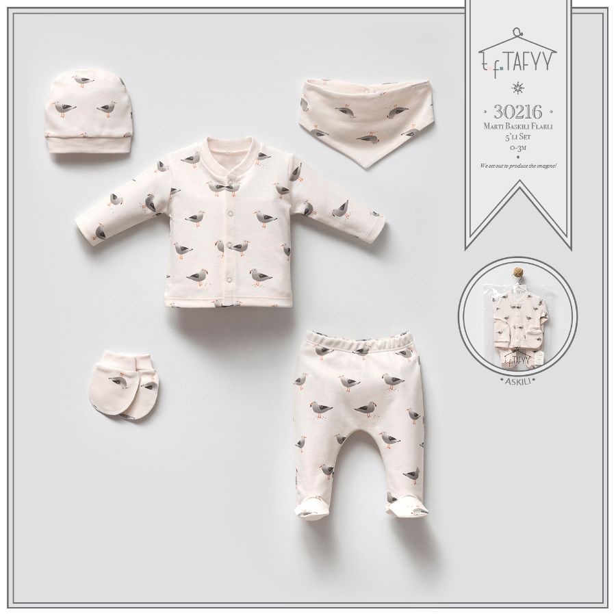 Picture of TAFYY BABY 30216 ECRU Baby Suit