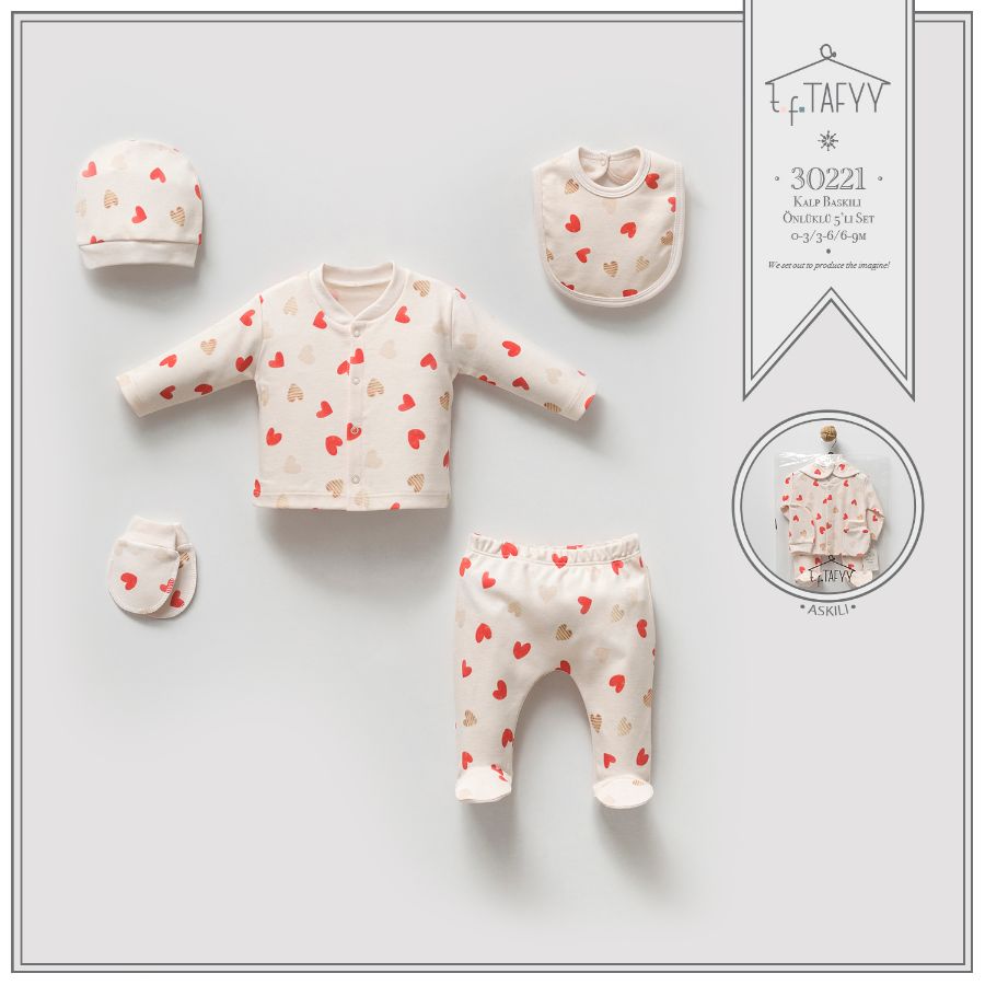 Picture of TAFYY BABY 30221 ECRU Baby Suit