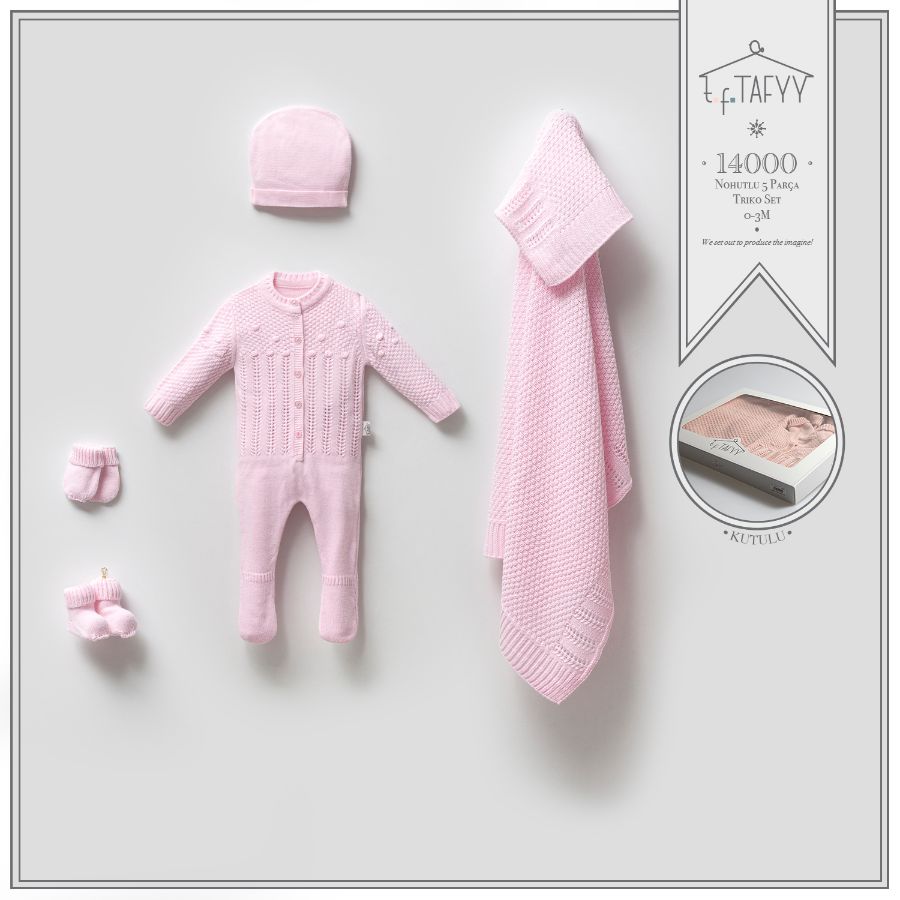 TAFYY BABY 14000 PEMBE Bebek Set resmi