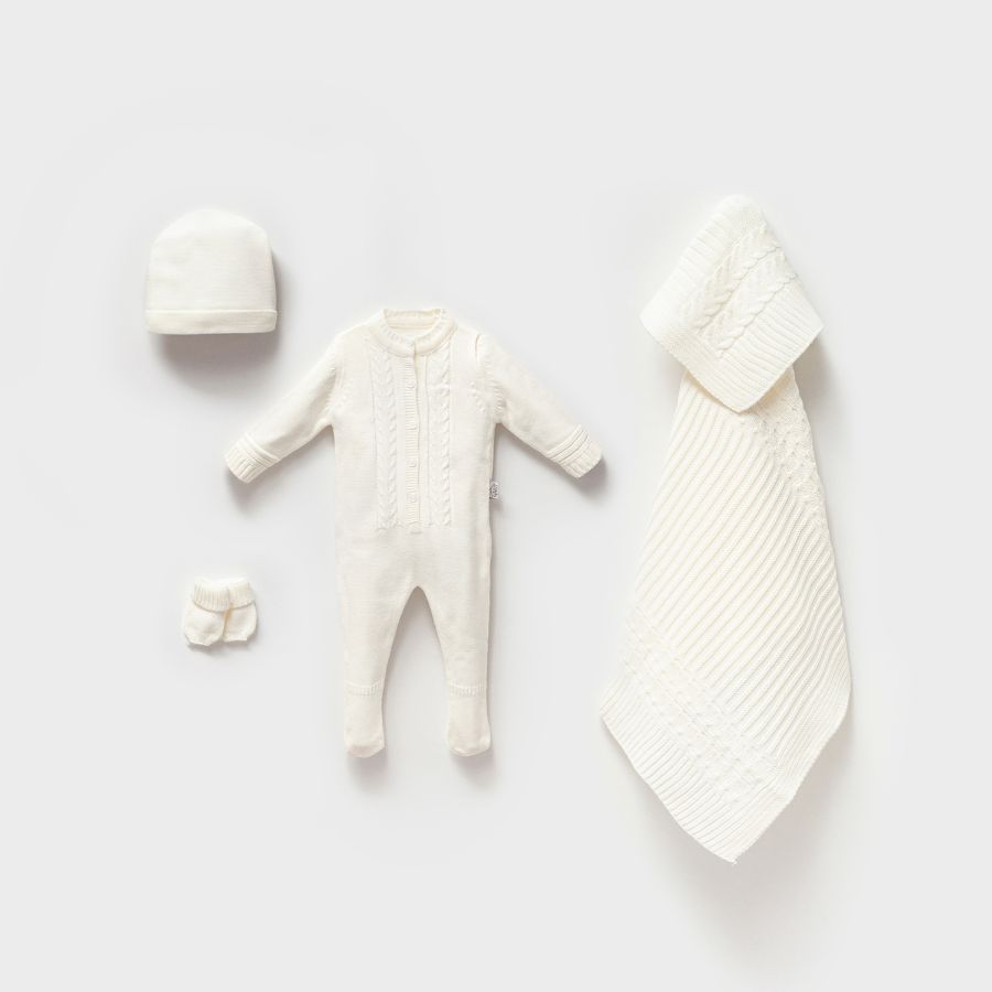 Picture of TAFYY BABY 14007 ECRU Baby Suit