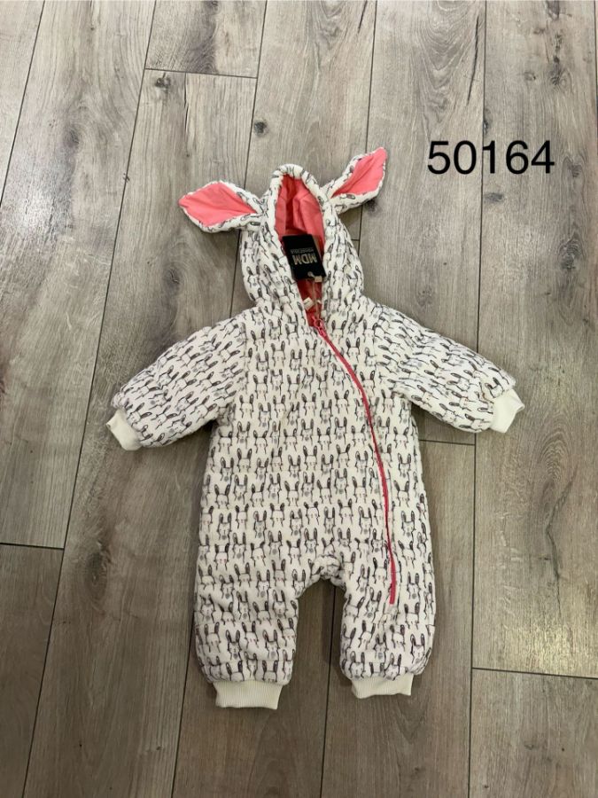 Picture of Midimod M50164 ECRU Girl Overalls