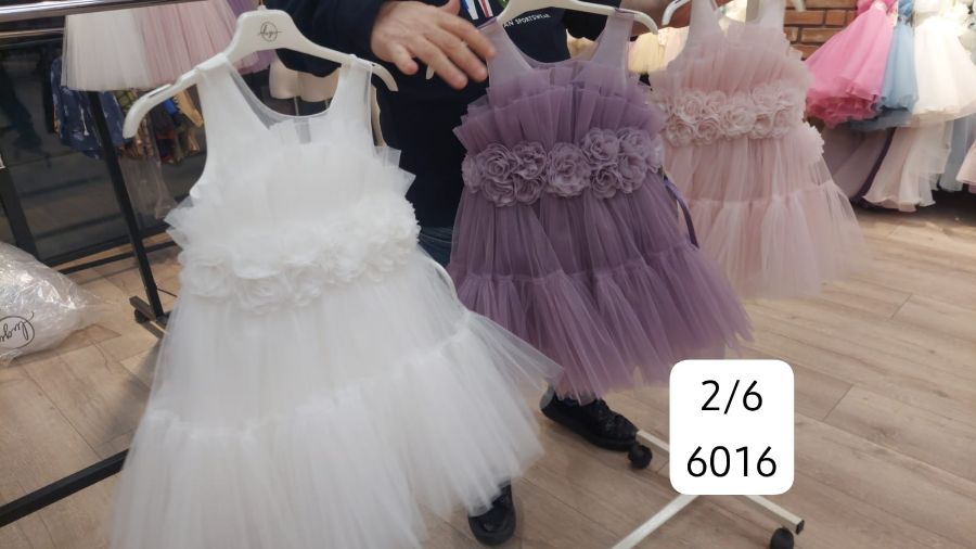 Picture of Lugu L6016 POWDER Girls’ special occasion dresses