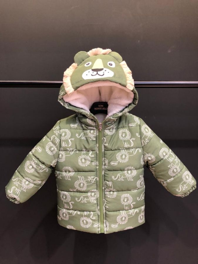 Picture of Midimod M22315 KHAKI Boy Coat