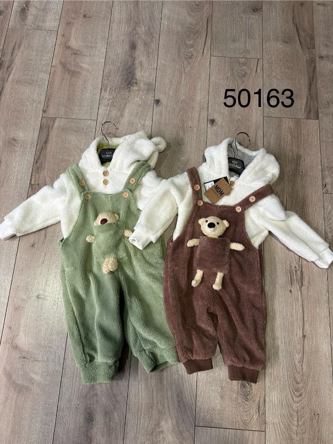 Picture of Midimod M50163 GREEN Girl Overalls