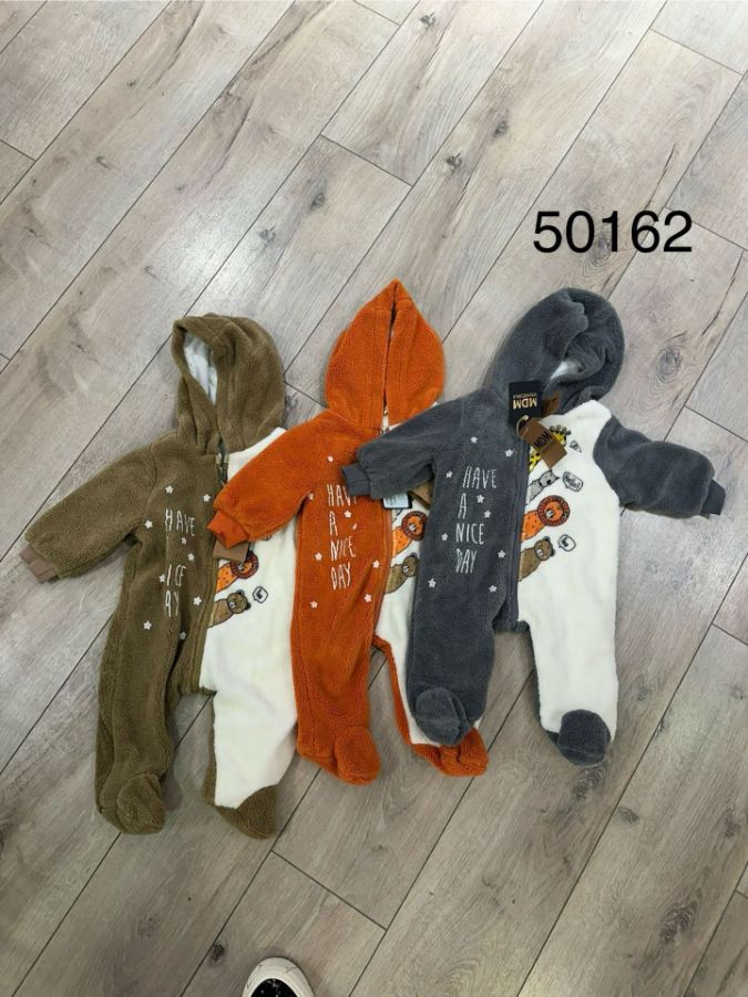 Picture of Midimod M50162 BROWN Boy Overalls