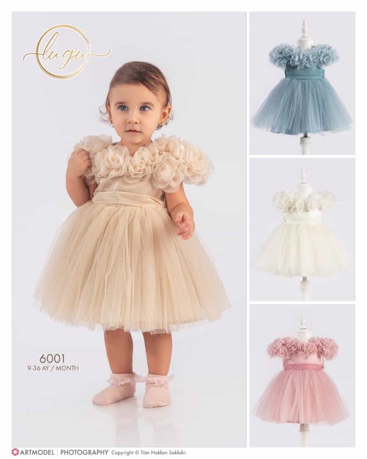 Picture of Lugu L6001 BEIGE Girls’ special occasion dresses