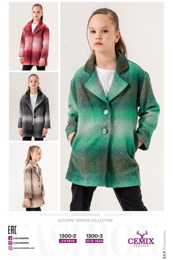 Picture of Cemix 1300-2 GREEN Girl Coat