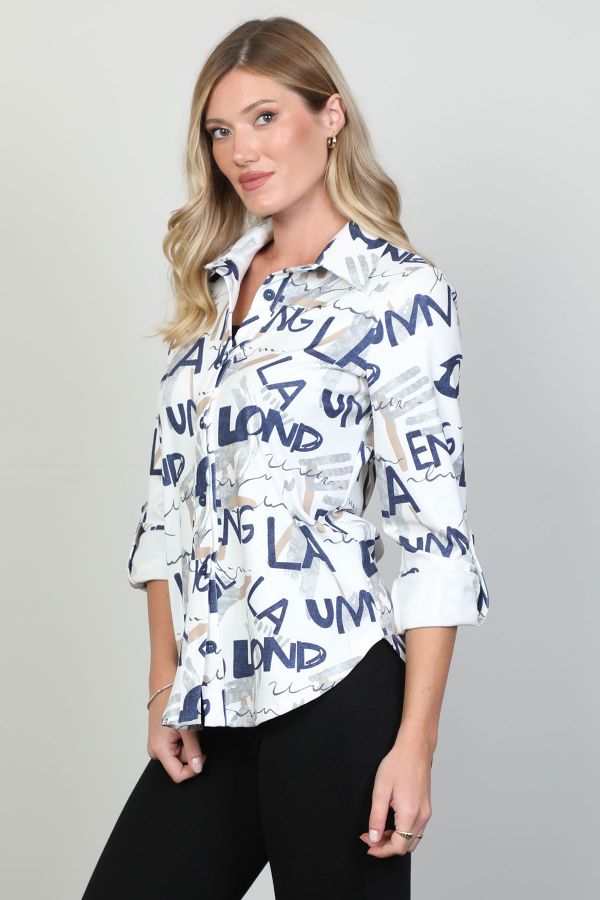 Picture of Seul 53118 NAVY BLUE Women Shirt