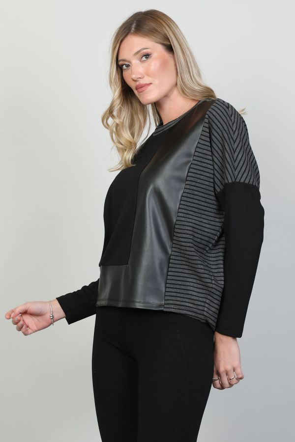 Picture of Seul 53180 ANTHRACITE Women Blouse