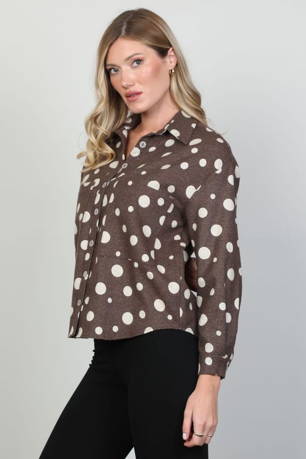 Picture of Seul 52775 BROWN Women Shirt