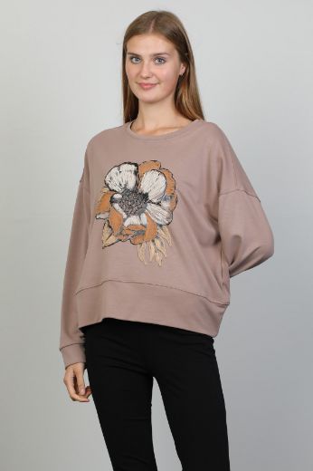 Picture of Butella 16327 SMOKED PEARL Women Sweatsihrt