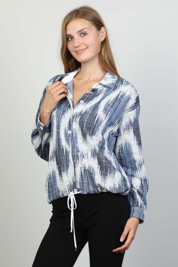 Picture of Seul 53179 BLUE Women Blouse