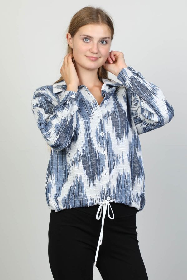 Picture of Seul 53179 BLUE Women Blouse