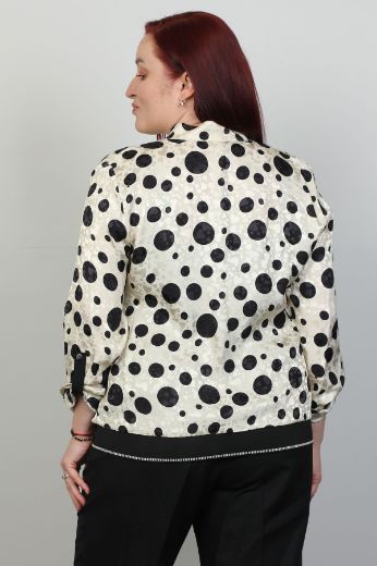 Picture of Aras 11790xl MINK Plus Size Women Blouse 