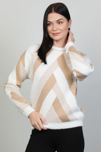 Picture of Butella 18114 BEIGE Women Tricot