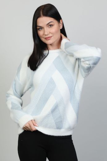 Picture of Butella 18114 LIGHT BLUE Women Tricot