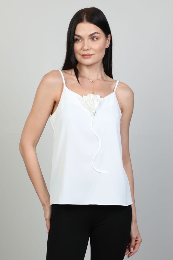 Picture of Modalinda 7001 ECRU Women Blouse