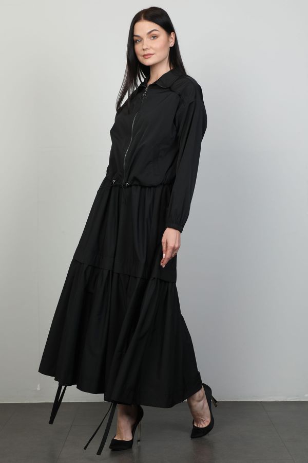 Picture of Roux 2428119 BLACK WOMANS SKIRT SUIT 