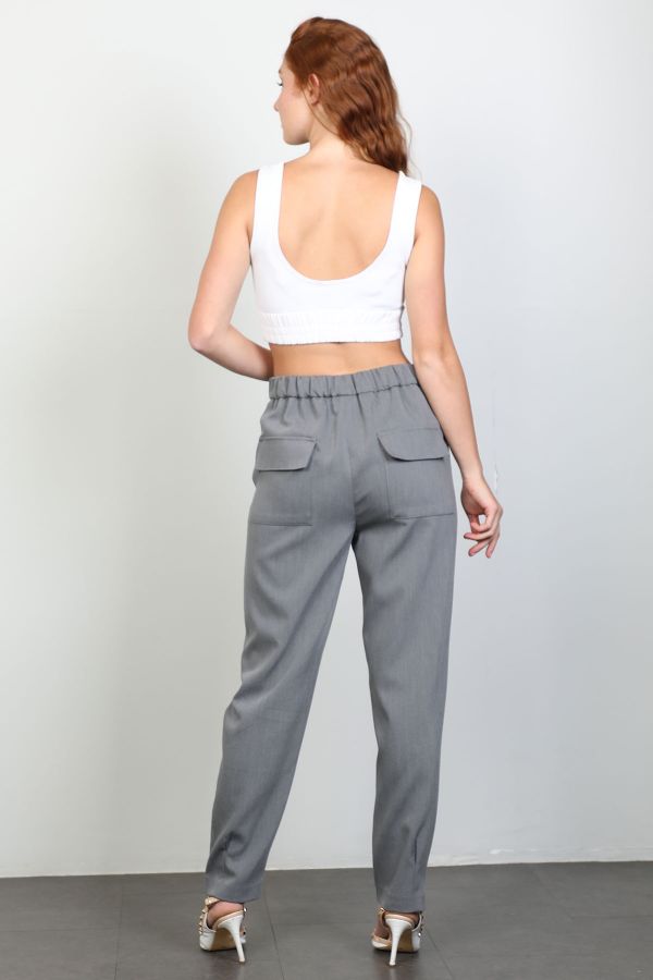 Picture of Bovona 245037 GREY Women's Trousers