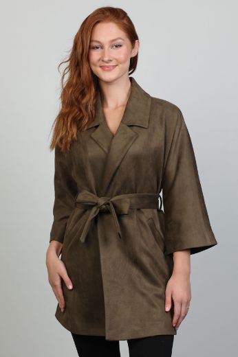 Picture of Fimore 00332-13 KHAKI Women Jacket