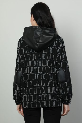 Picture of Vazzo&Green Apple 2035 BLACK WOMANS CARDIGAN