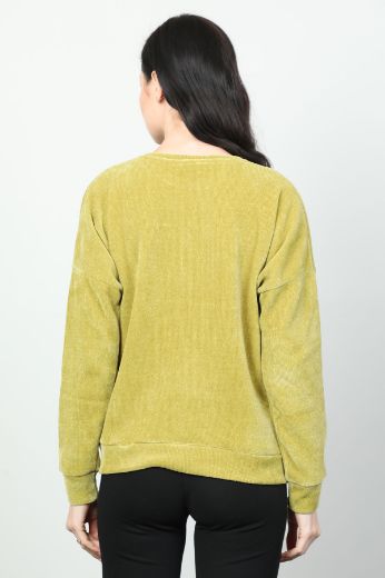 Picture of Vazzo&Green Apple 8554 PISTACHIO GREEN Women Sweatsihrt