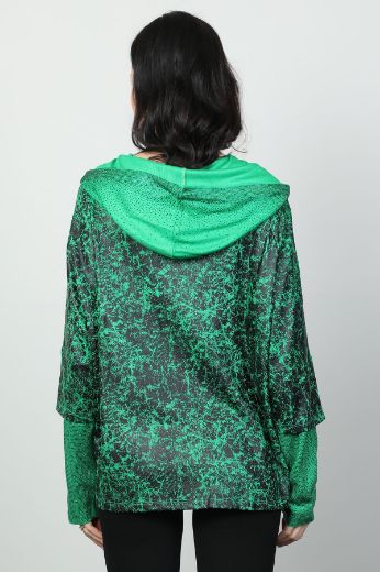 Picture of Vazzo&Green Apple 2018 GREEN WOMANS CARDIGAN