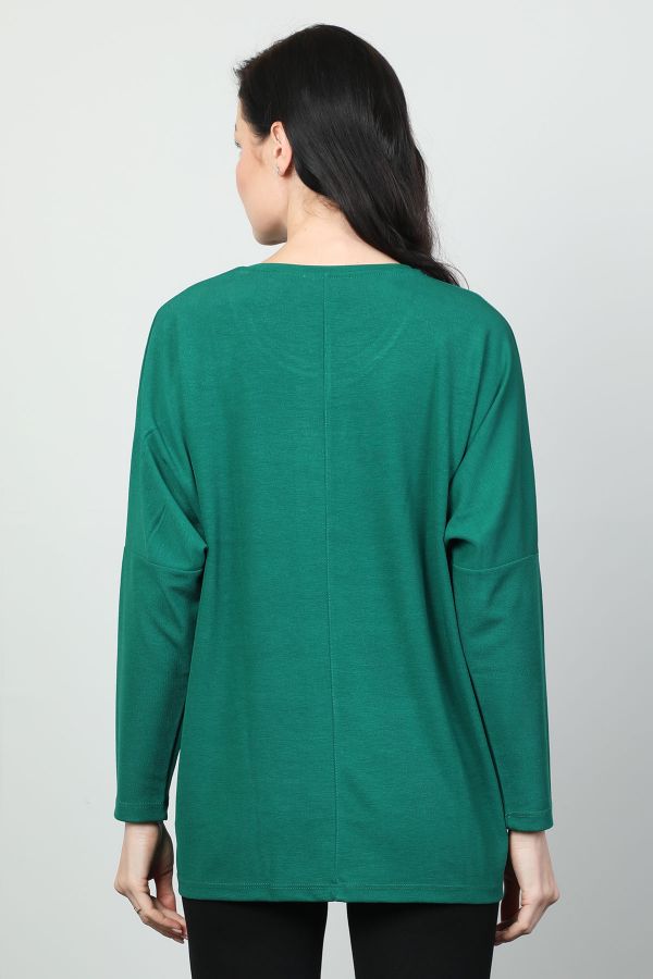 Picture of Vazzo&Green Apple 8559 GREEN Women Sweatsihrt