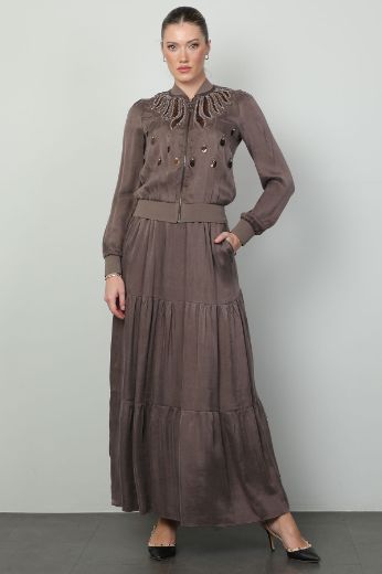 Picture of Roux 2418104 BROWN Women Suit