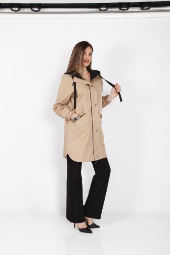 Picture of Lasagrada L11871 BEIGE Women Puffer Coat