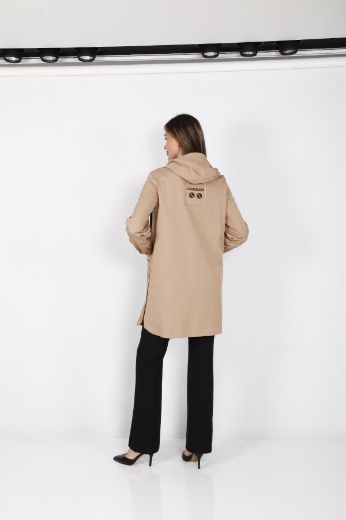 Picture of Lasagrada L11871 BEIGE Women Puffer Coat