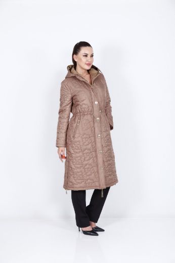 Picture of Lasagrada K2119 MINK Women Puffer Coat