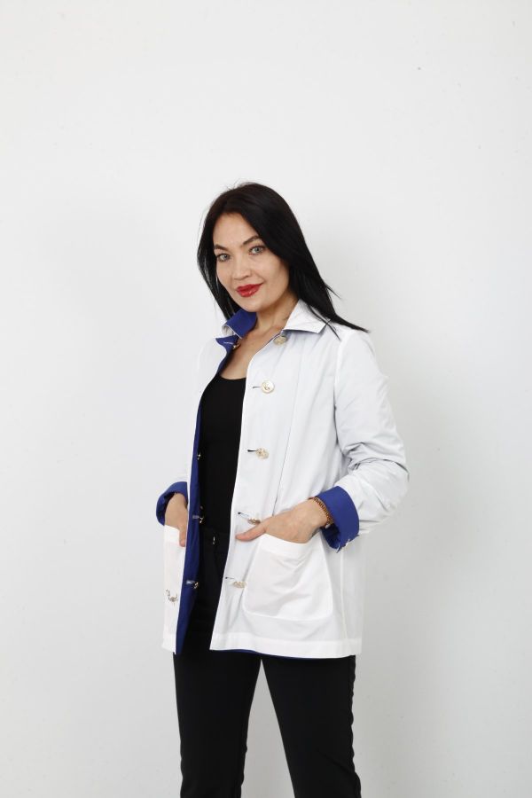 Picture of Lasagrada K2133 WHITE Women Puffer Coat