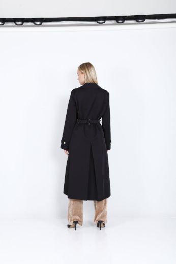 Picture of Lasagrada L22372 BLACK Women Puffer Coat