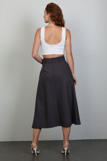 Picture of Bovona 243138 ANTHRACITE Women Skirt