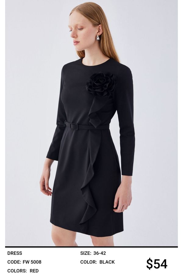 Picture of Idyl 5008 BLACK Women Dress