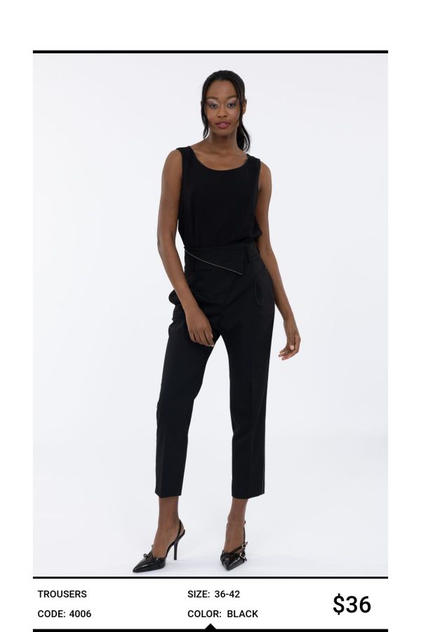 Picture of Idyl 4006 BLACK Women's Trousers