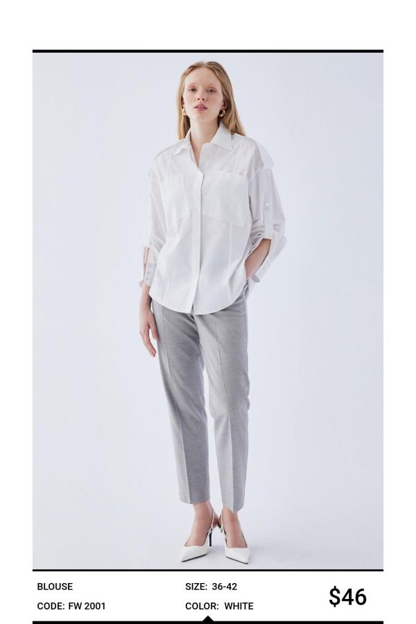 Picture of Idyl 2001 ECRU Women Blouse