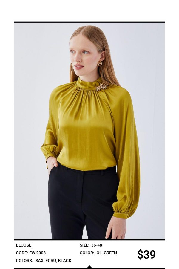 Picture of Idyl 2008 GREEN Women Blouse