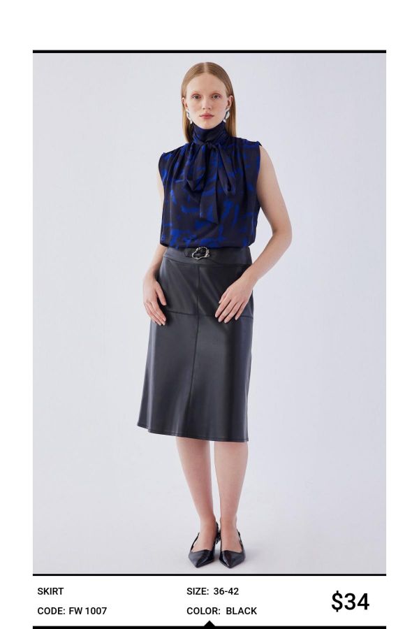 Picture of Idyl 1007 BLACK Women Skirt