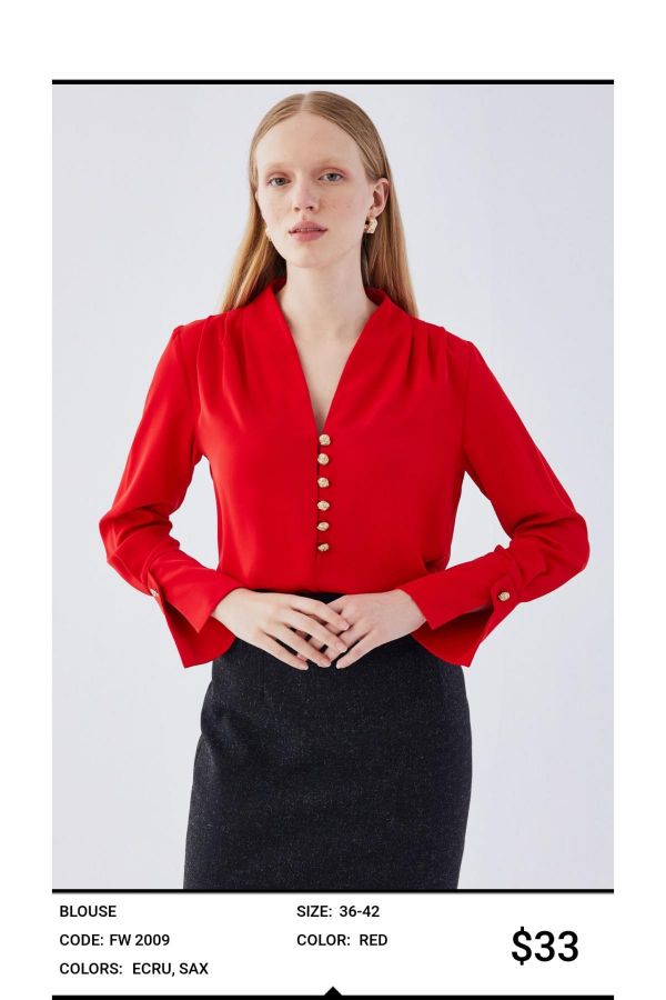 Picture of Idyl 2009 RED Women Blouse