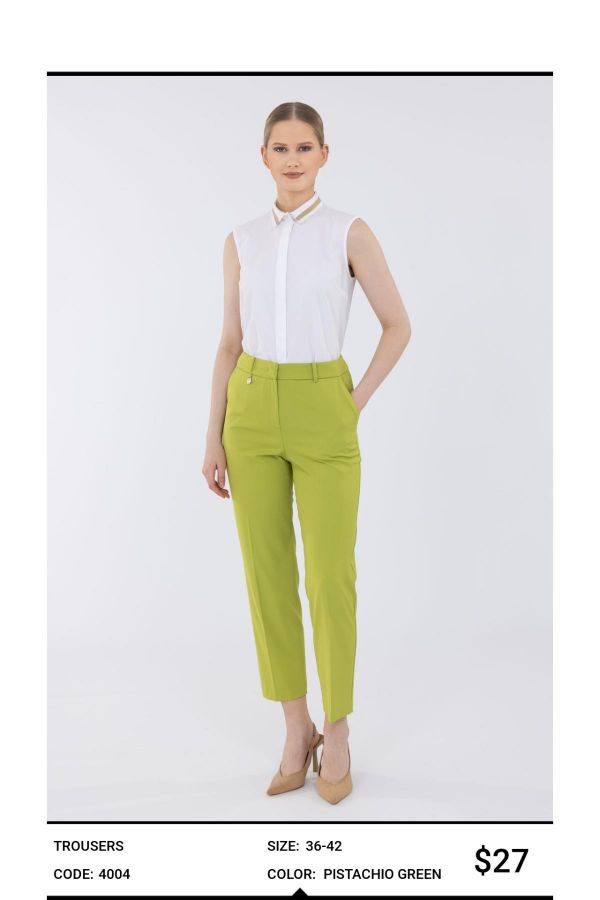 Picture of Idyl 4004 GREEN Women's Trousers