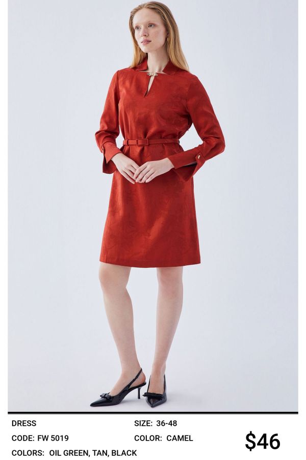 Picture of Idyl 5019 RED Women Dress