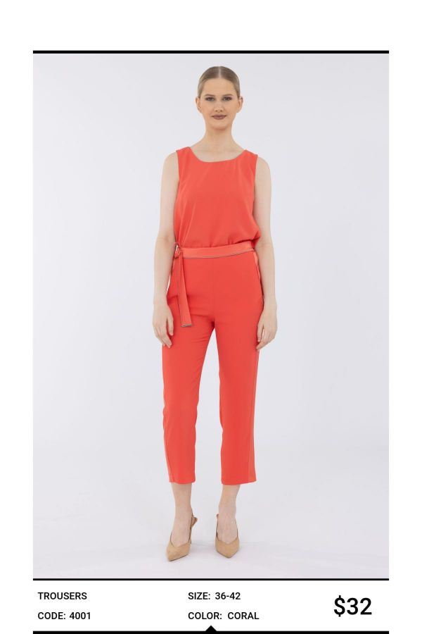 Picture of Idyl 4001 ORANGE Women's Trousers