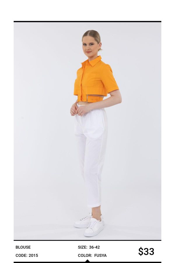 Picture of Idyl 2015 ORANGE Women Blouse