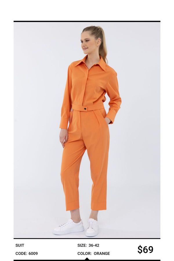 Picture of Idyl 6009 ORANGE Women Suit